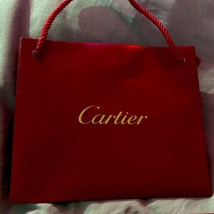 CARTIER BAG AND BOXE Used. Original